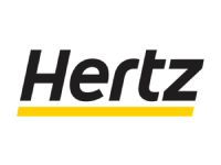 Hertz car rental Glasgow logo